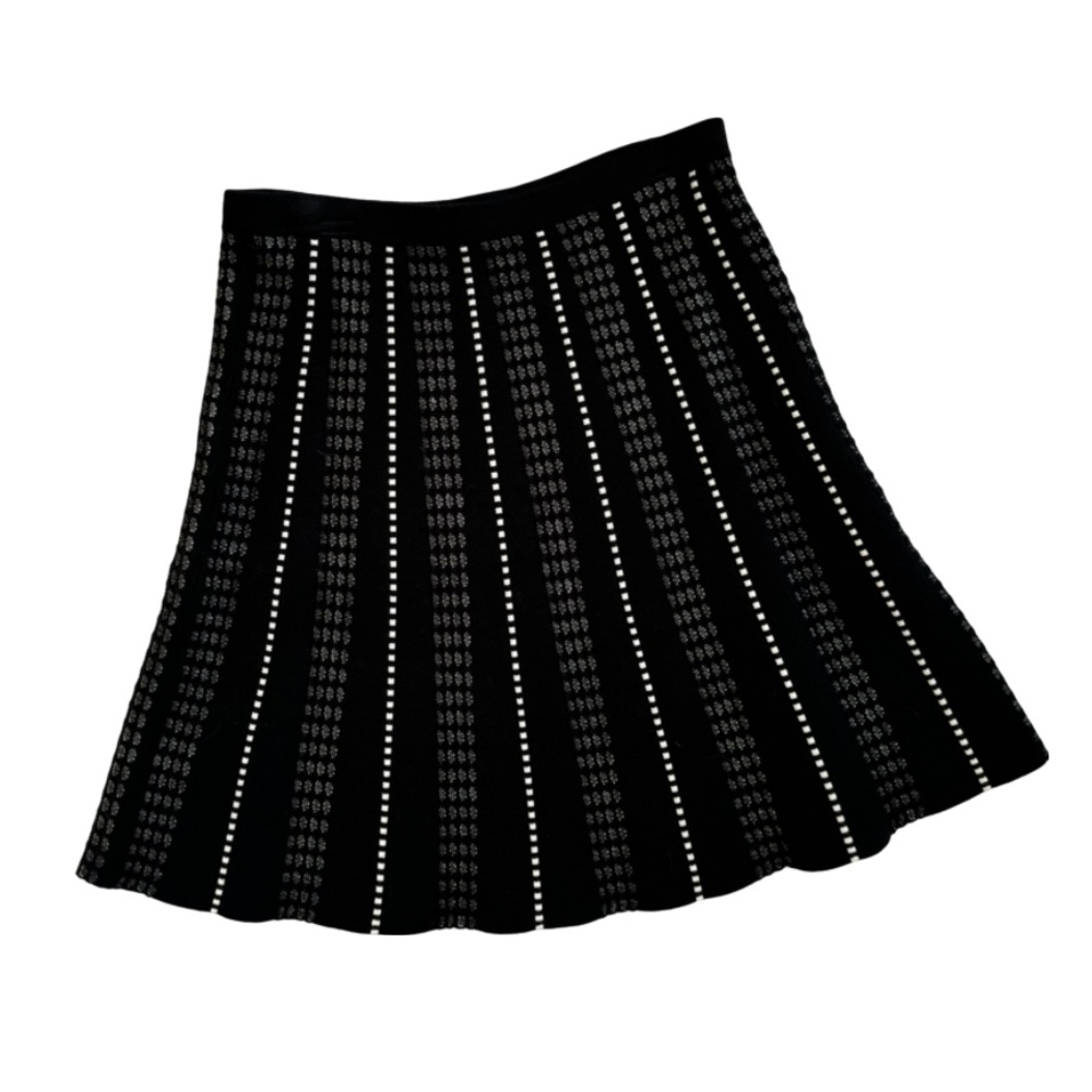 REVERSIBLE Black & White A-Line Skirt